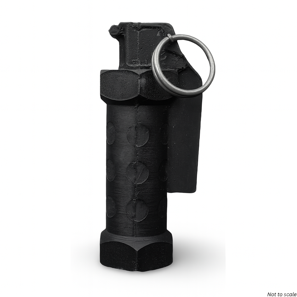 Armas de entrenamiento azules por anillos Granada paralizante M84